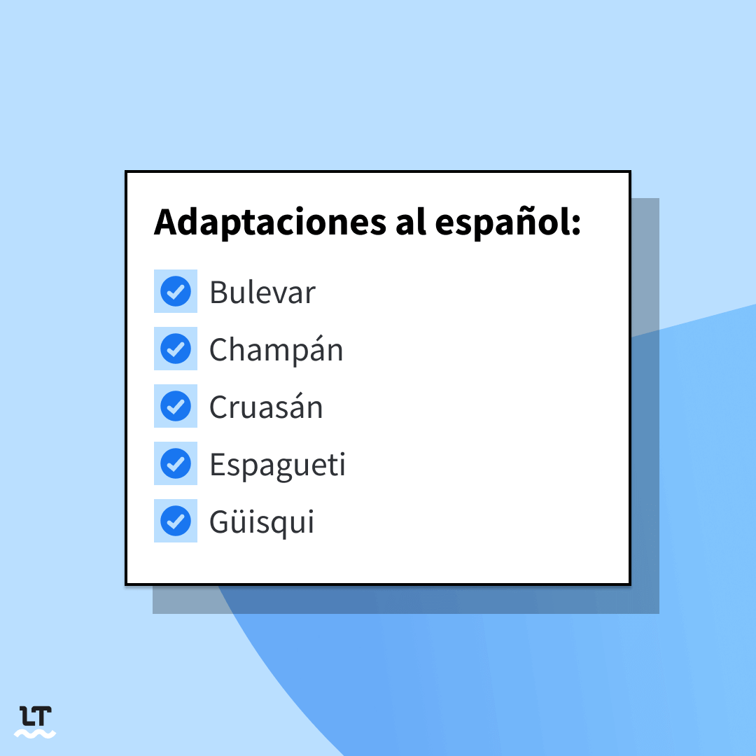 Adaptaciones en español: ejemplos.