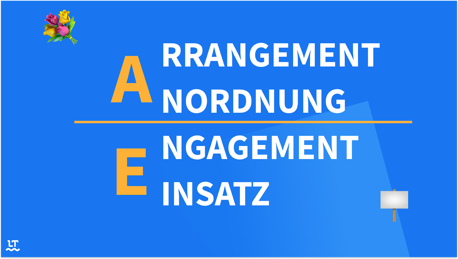 Merkhilfe für die Unterscheidung von Arrangement und Engagement