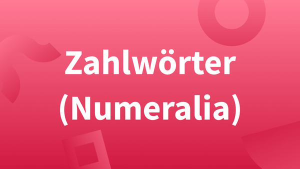 Wir erklären die Groß- und Kleinschreibung von Numeralia (Zahlwörter). 