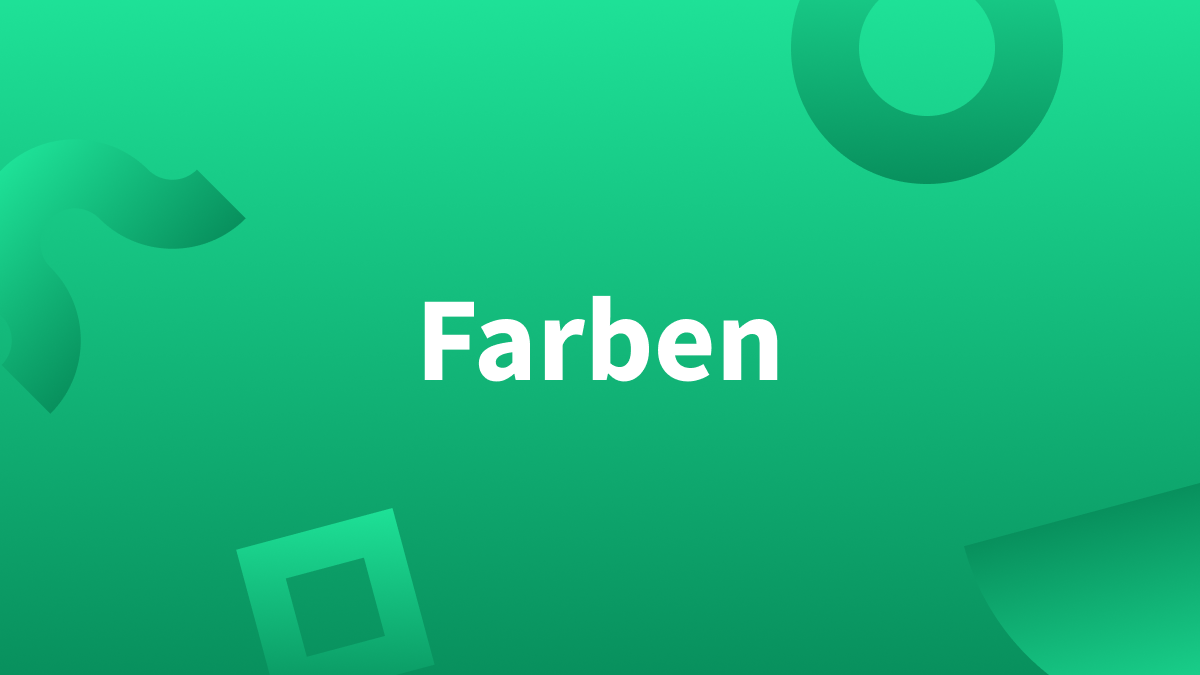 Korrekte Schreibung von Farben