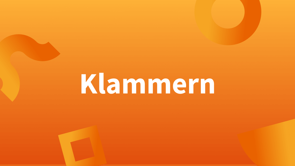 Wie benutze ich Klammern grammatikalisch korrekt?