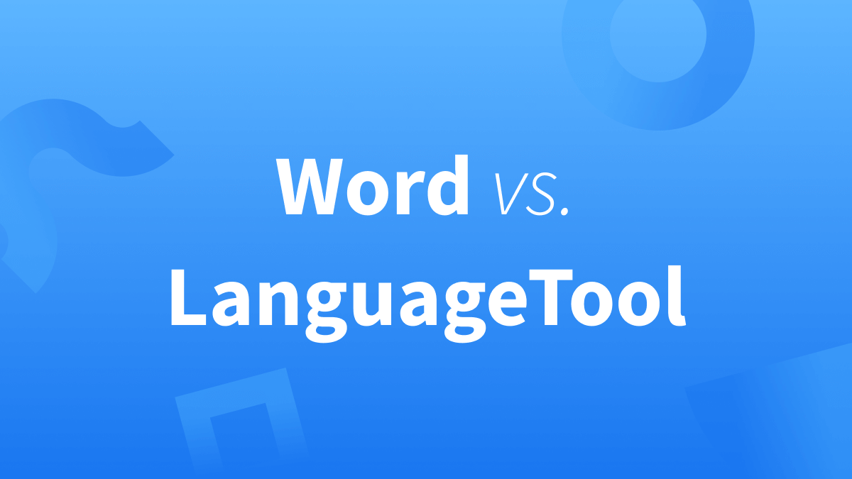 Using LanguageTool in Word