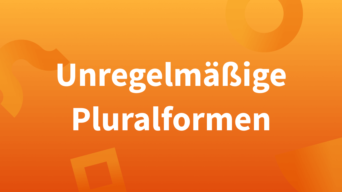 Unregelmäßige Pluralbildung bei Fremdwörtern