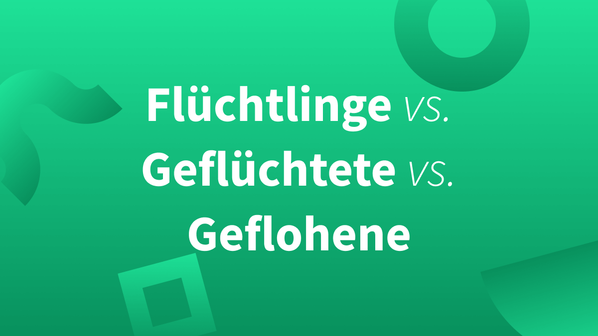 Asylant, Flüchtling, Geflohener, Geflüchteter?