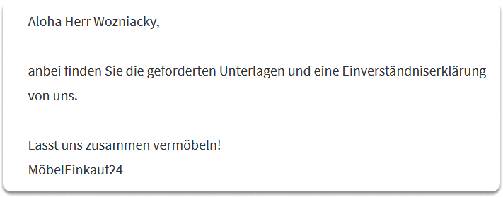 Beispiel 6: Dank der Styleguide-Funktion erhalten Sie eine überarbeitete Version ganz im Firmenstil. 