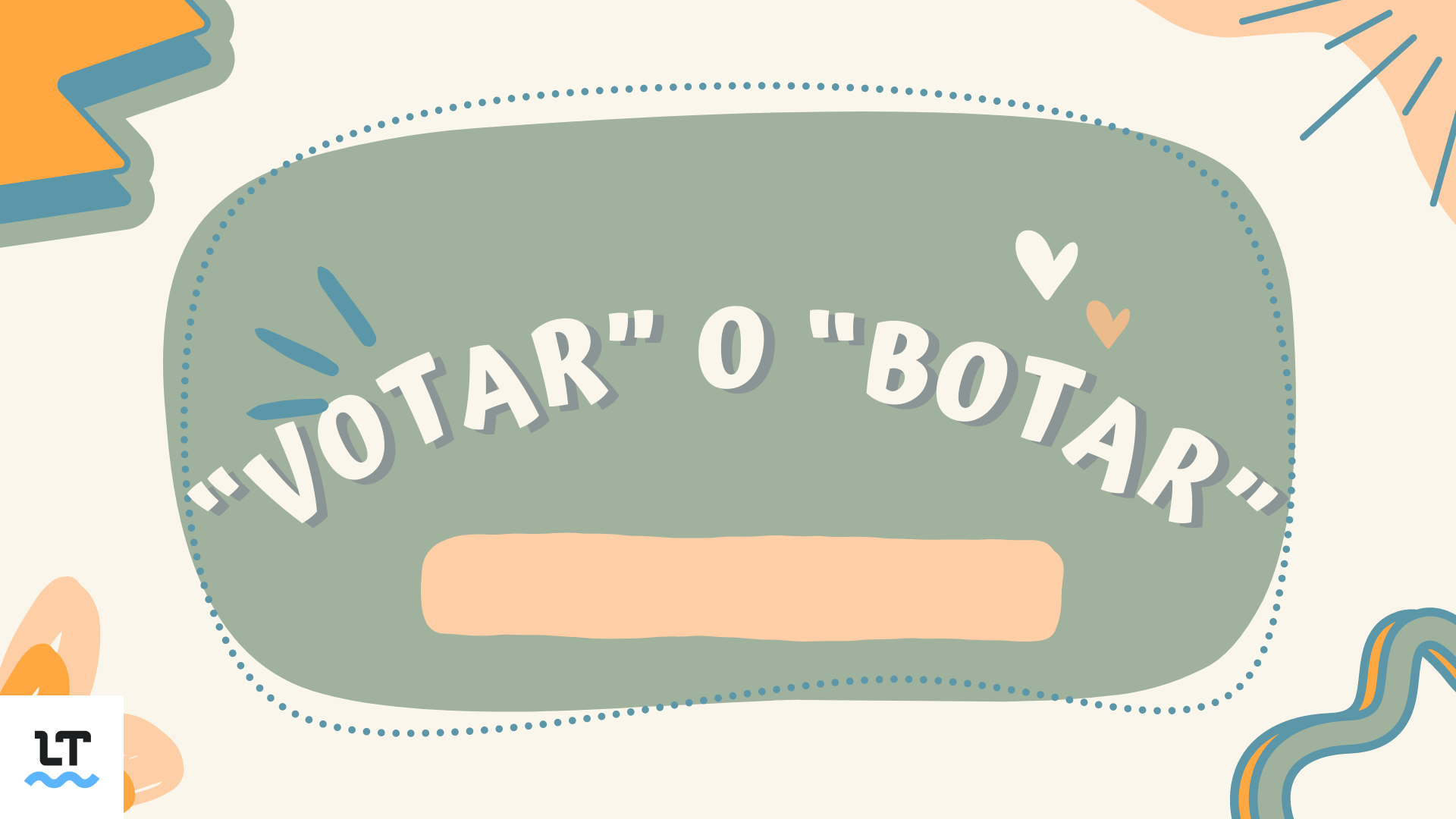 Botar o votar: reglas de usos.