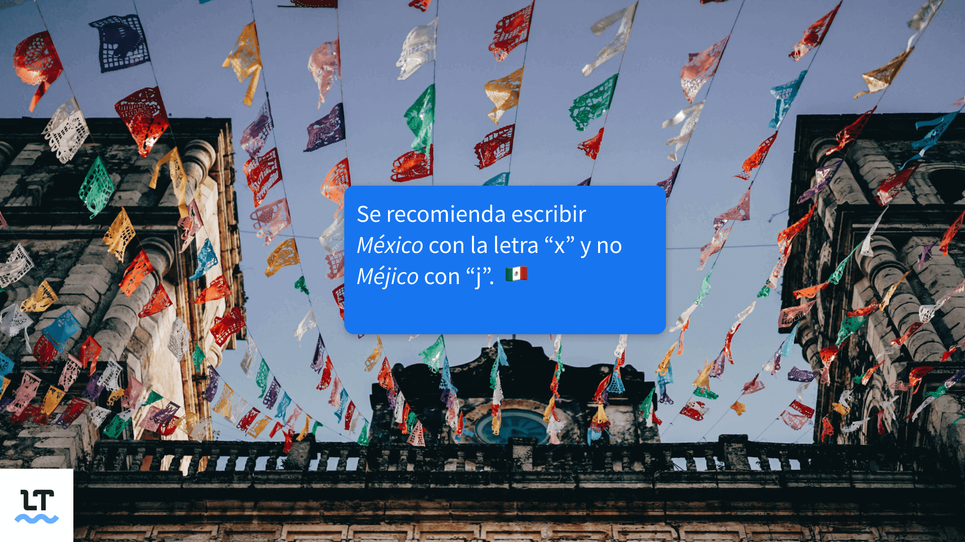 México se escribe con la letra X.