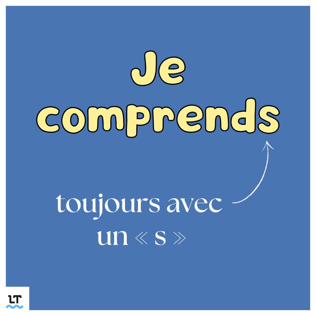 conjugaison comprendre au présent de l’indicatif