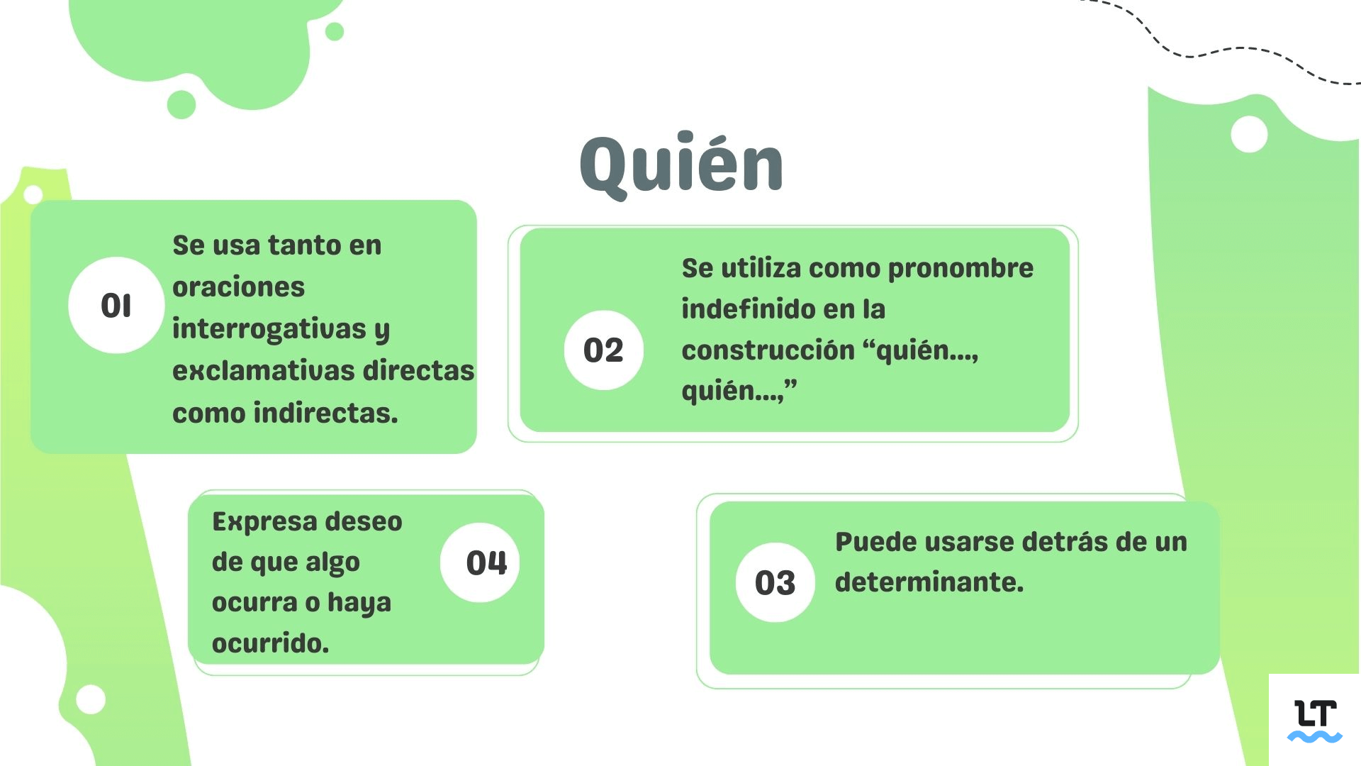 Cuándo se escribe qué con tilde.