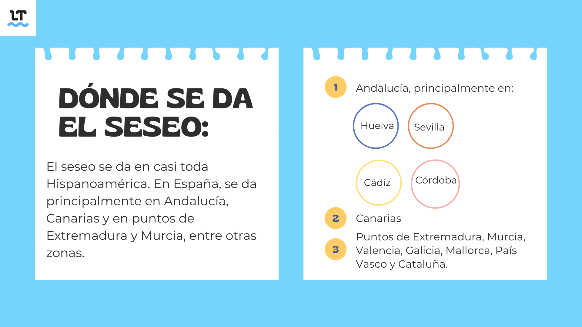 En qué zonas de España y América se da el seseo.