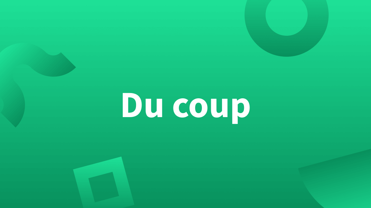 Titre du coup sur fond vert