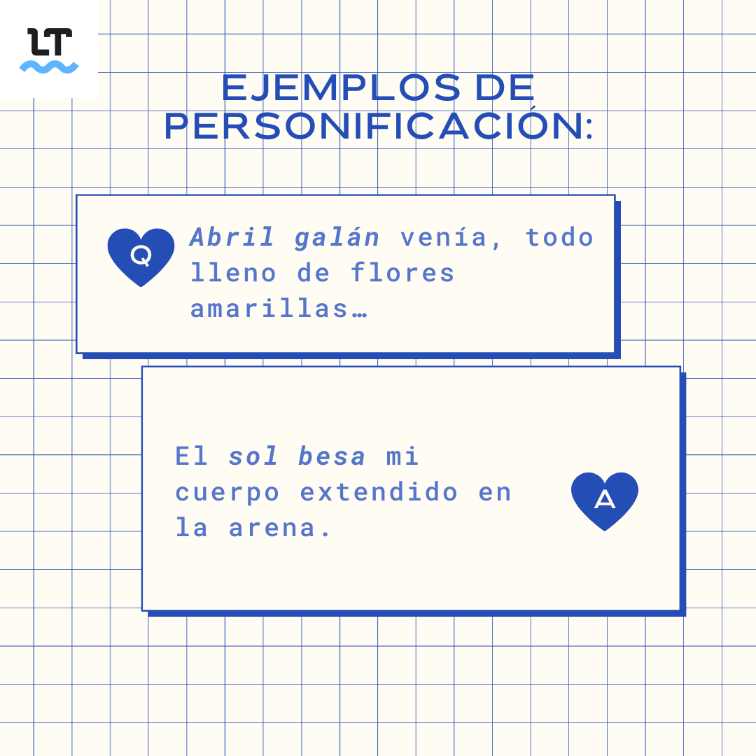 Ejemplos de personificaciones en poesía y literatura.