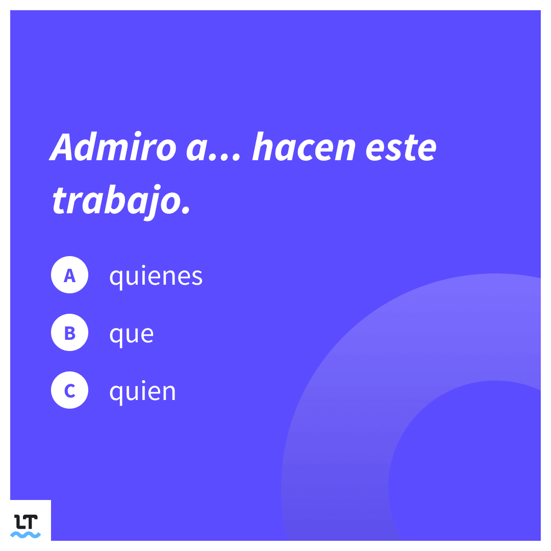 Ejercicios ejemplos para aprender los pronombres relativos en español.