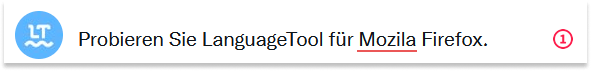 LanguageTool als Add-on für Mozilla Firefox