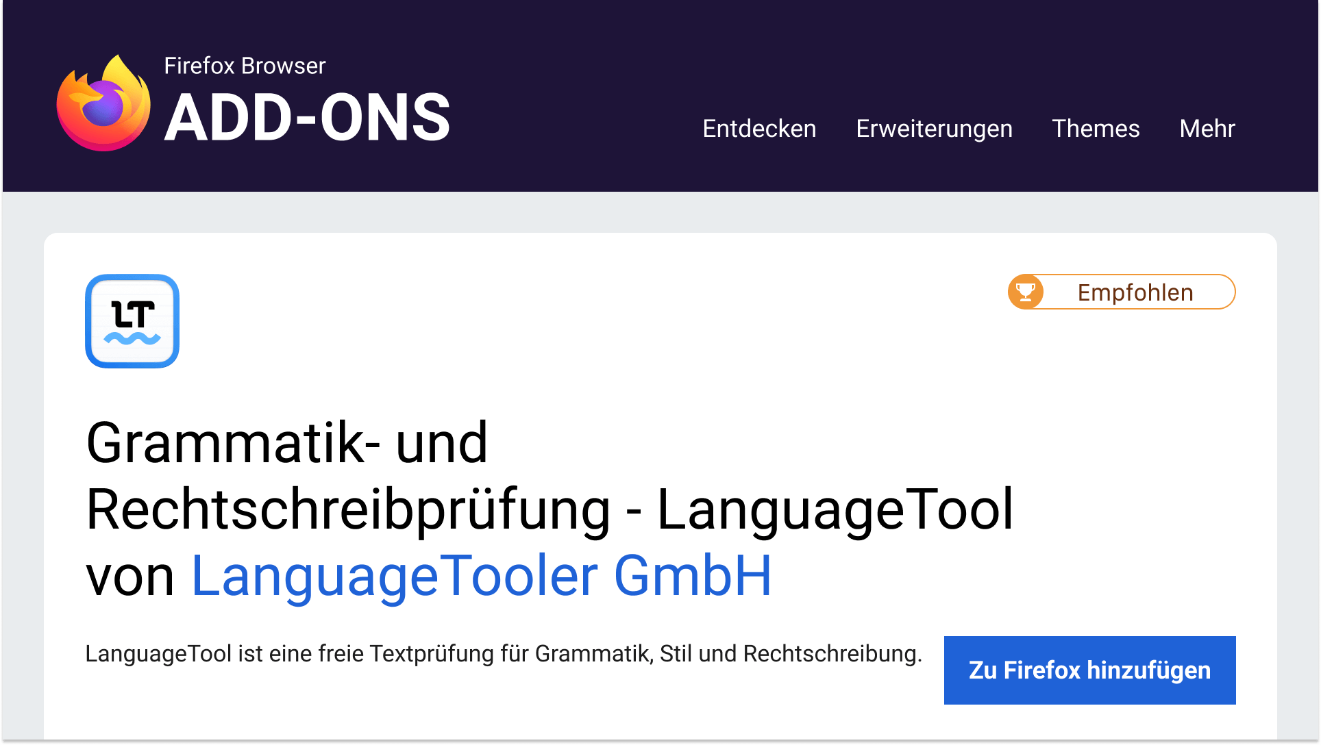 Installationsbeispiel 1: Mozilla Firefox