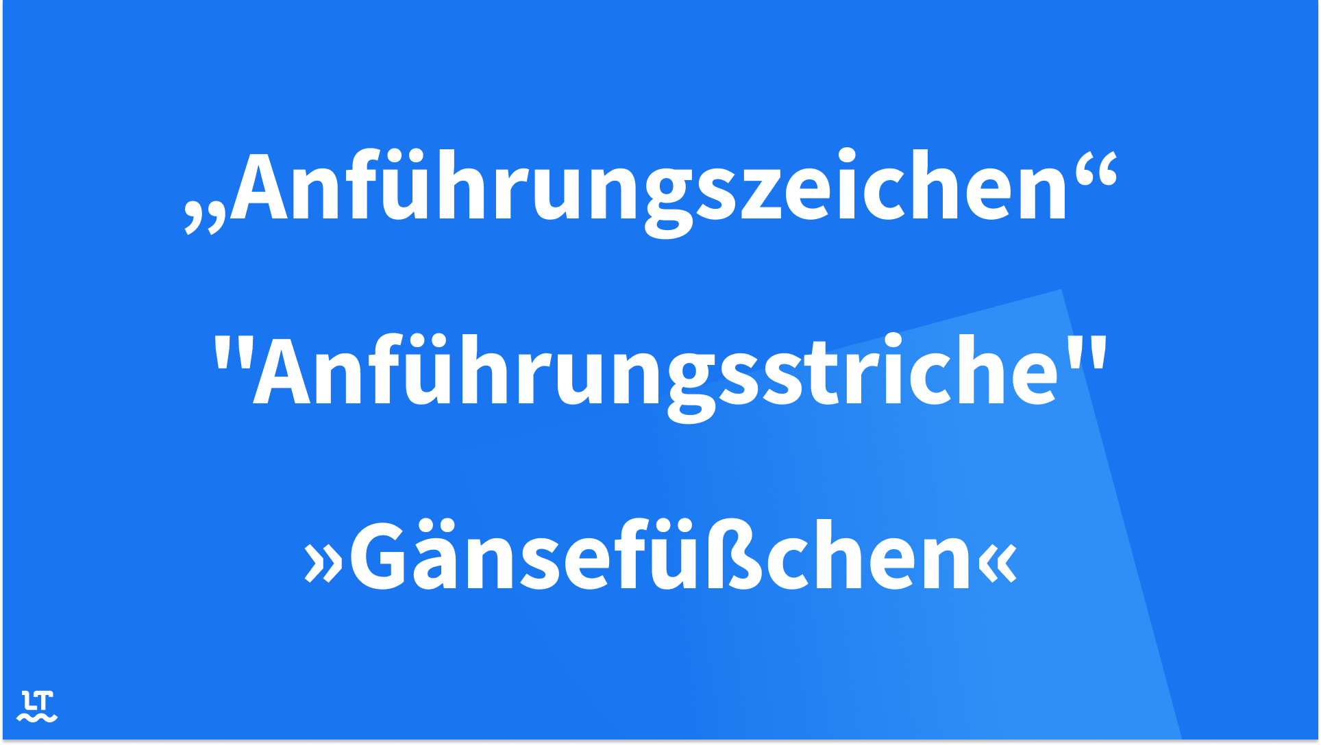 Wo werden geschwungene, gerade und spitze Anführungszeichen korrekt verwendet?