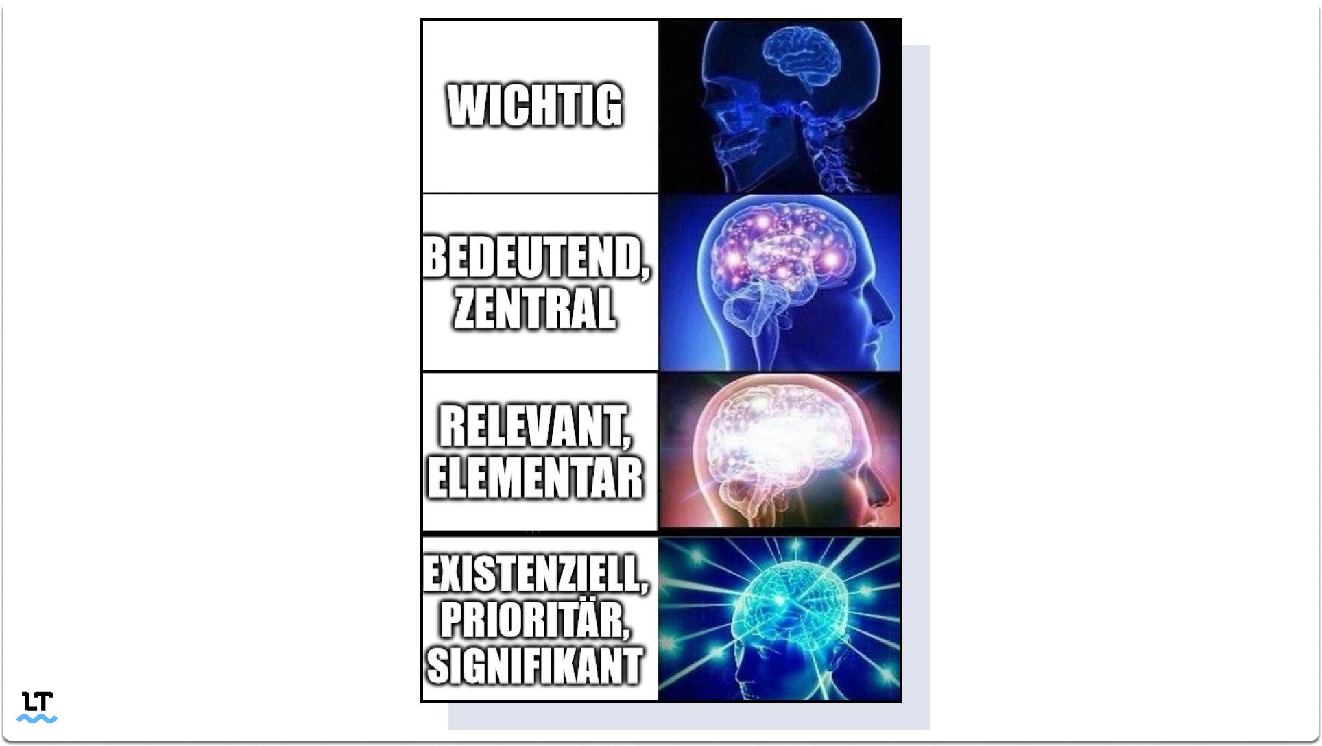 Meme für die Synonyme von "wichtig"