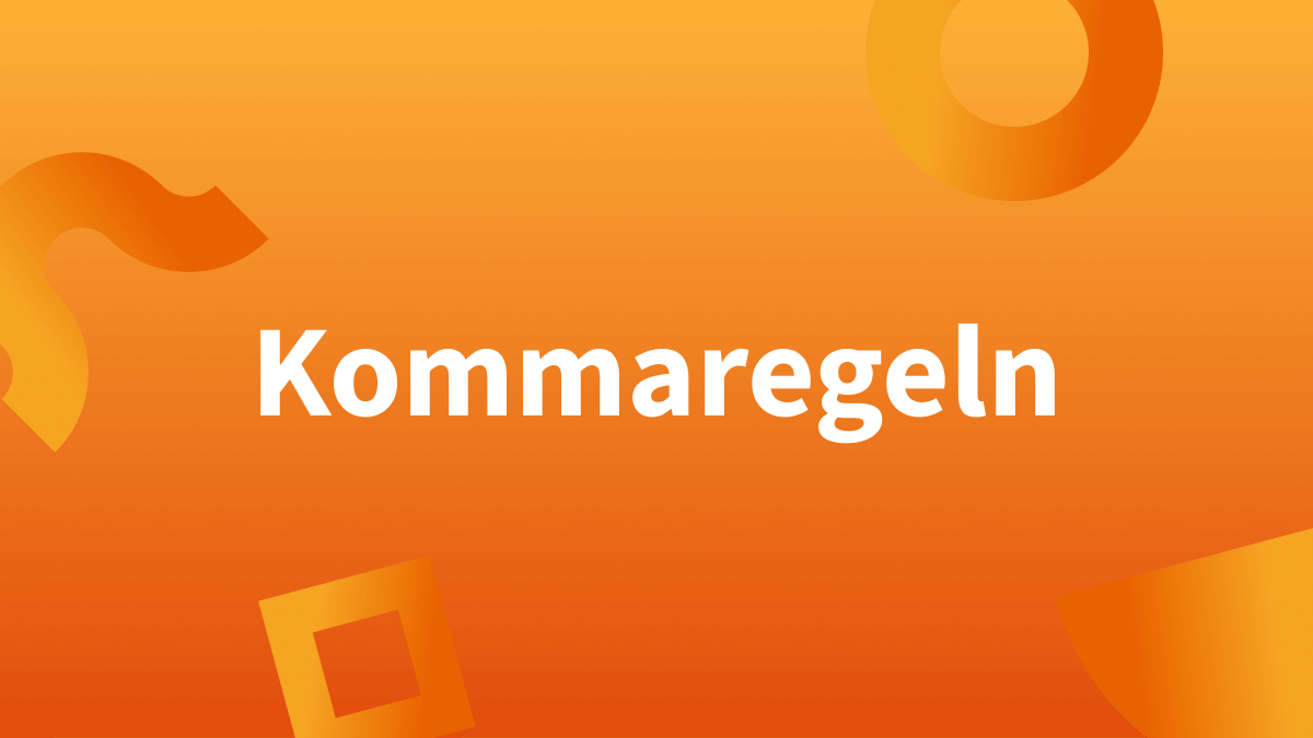 Wann setzen wir (keine) Kommata?