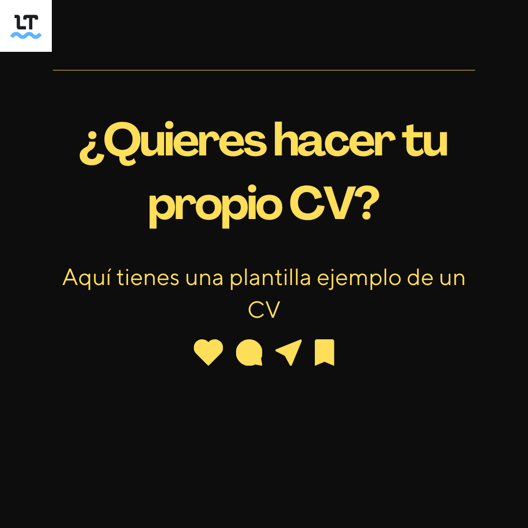 Plantilla para Word de un CV.