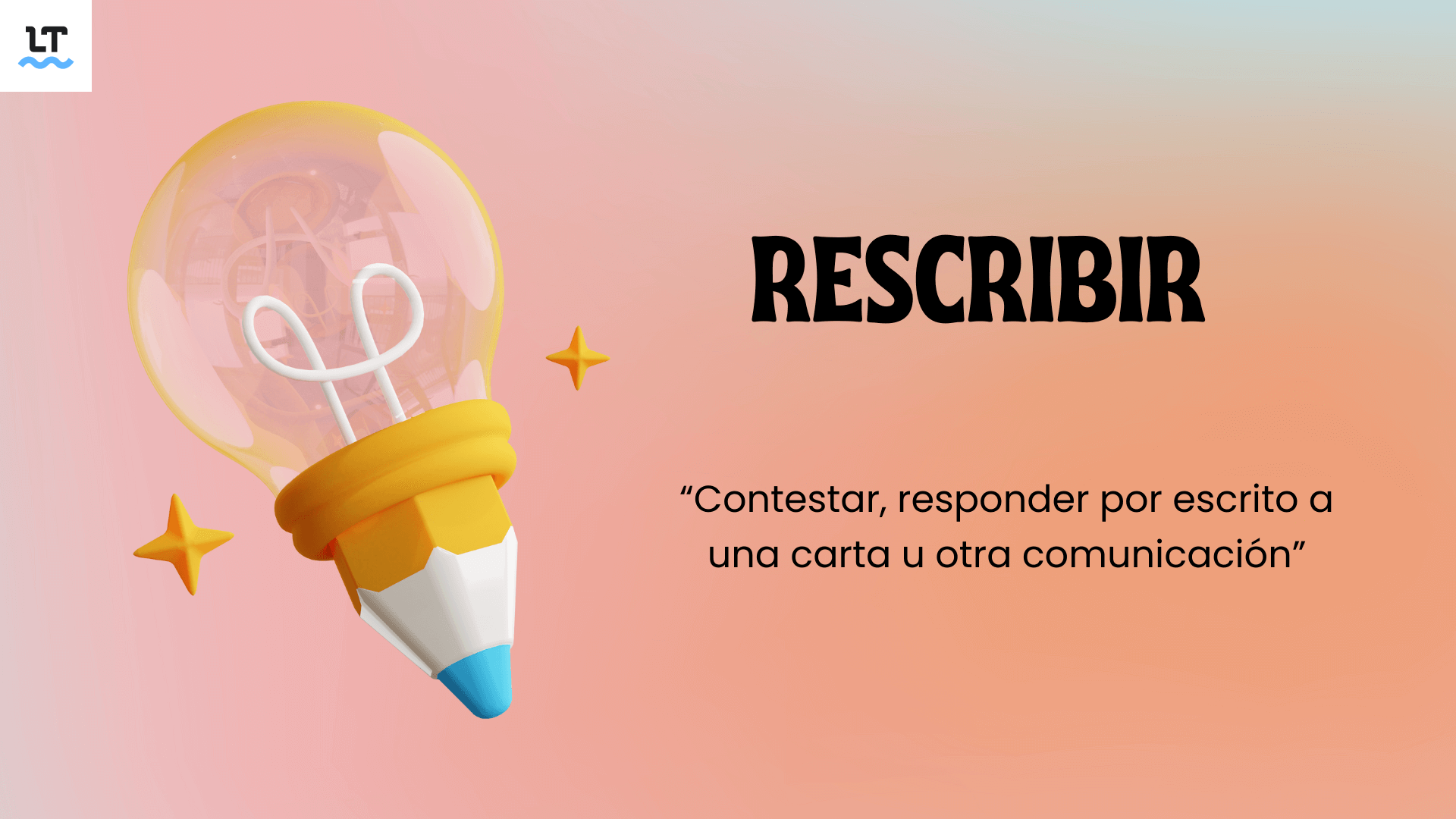 Significado de rescribir y ejemplos.