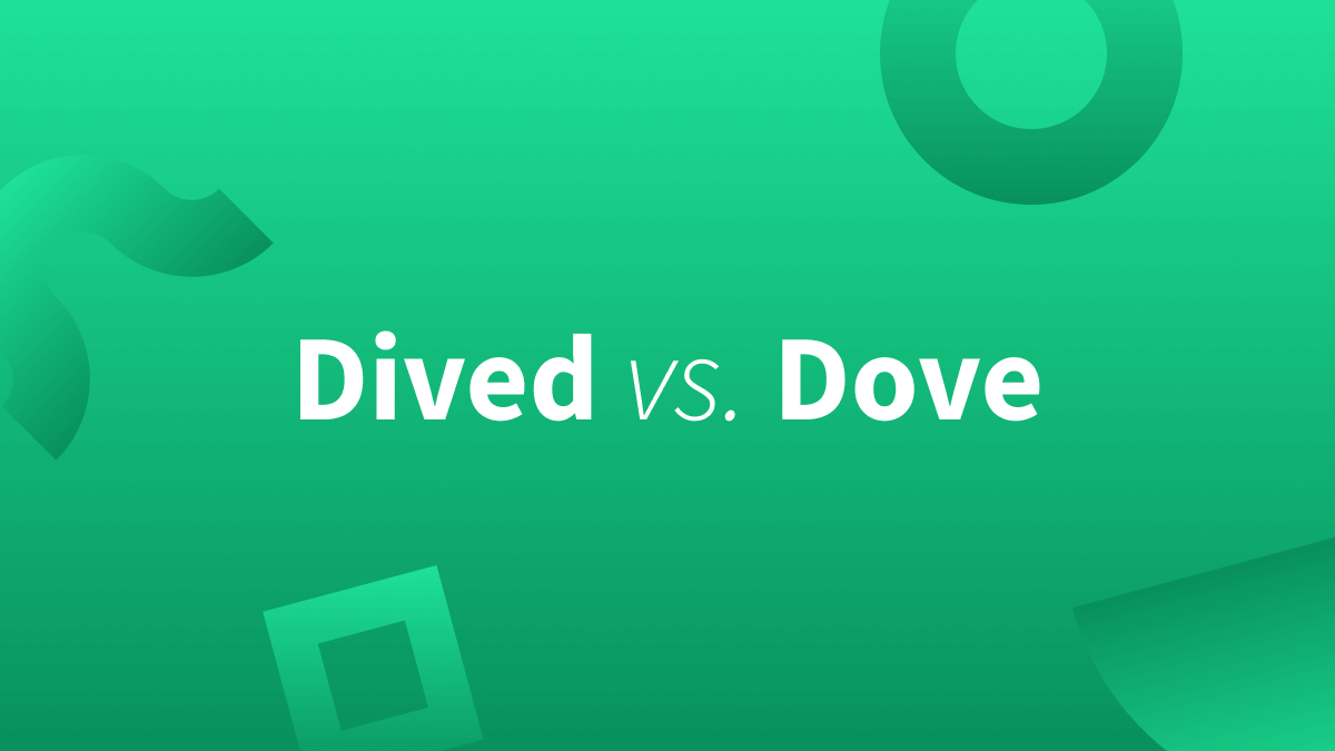 What's dive in past tense? Dived or Dove?